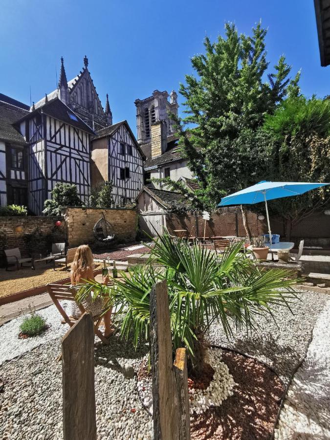 Le Chat De La Cathedrale - Calme - Jardin - Wifi Труа Экстерьер фото