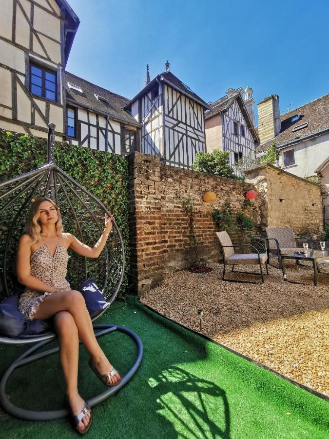 Le Chat De La Cathedrale - Calme - Jardin - Wifi Труа Экстерьер фото